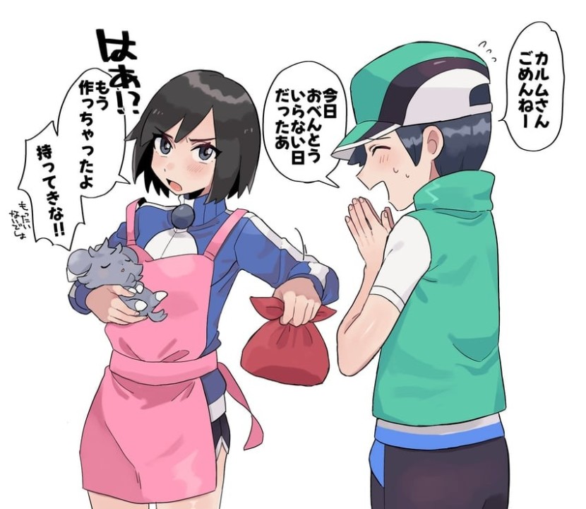 sana (37pisana), pokemon, pokemon (game), pokemon xy, calem (pokemon) -  Anime R34